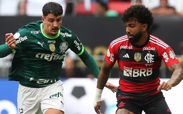 A atmosfera durante uma partida entre Flamengo e Palmeiras é simplesmente eletrizante